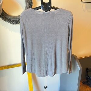 LOFT Striped Long Sleeve Top